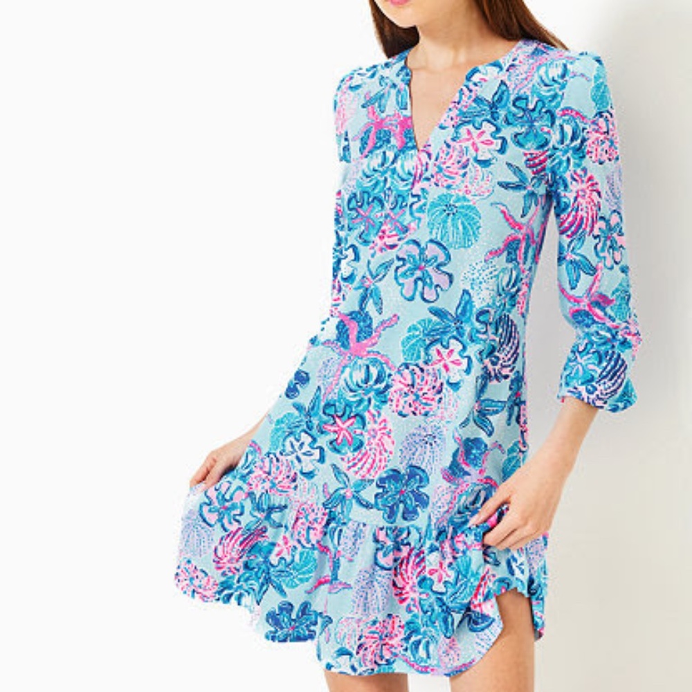 Lilly Pulitzer Alyssa A-Line Cotton Dress NWT